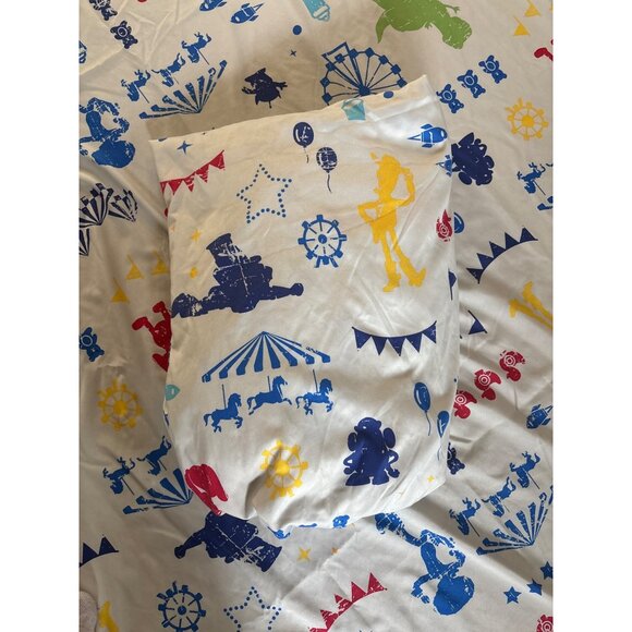 Disney Pixar Toy Story 4 Full Size Bedding Set Fitted & Flat Sheet 2 Pillowcases - Picture 9 of 14